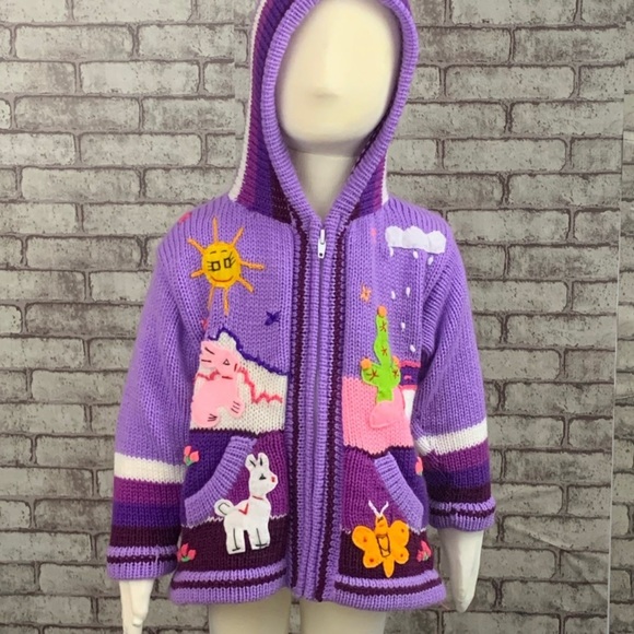 Alpaca sweater LAST 2! Purple or pink - Picture 1 of 2